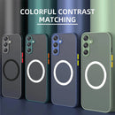 Capa Magnética para Samsung Galaxy A56 A55 5G A36 A35 A26 A25 A15 A54 A53 A52 A34 A14 A32 A16 - Proteção Anti-Choque
