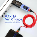 Cabo Magnético FONKEN USB-C - Carregamento Rápido Universal