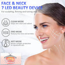 Dispositivo de Beleza EMS 7 Cores LED - Lifting Facial e Pescoço Anti-Rugas