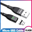 Cabo Magnético FONKEN USB-C - Carregamento Rápido Universal