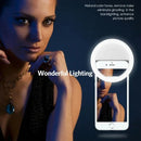 Anel Luz LED Selfie - Portátil USB para Telemóvel e Vídeo