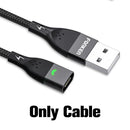 Cabo Magnético FONKEN USB-C - Carregamento Rápido Universal