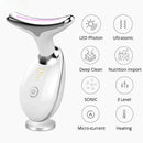 Dispositivo de Beleza EMS 7 Cores LED - Lifting Facial e Pescoço Anti-Rugas