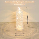 Vela LED Rosa Romântica Sem Chama - Decoração Dia Namorados e Casamentos