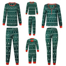 2025 Christmas Family Pajamas Set Green Family Look Matching Adult Women Mom Me Kids Xmas Clothes Sleepwear Baby Romper Outfits