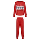 Hot Sall Family Matching Christmas Pajama Sets Xmas Mother Daughter Dad Son Match Pajamas Cotton Kids Pjs Women's Sleepwear
