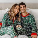 2025 Christmas Family Pajamas Set Green Family Look Matching Adult Women Mom Me Kids Xmas Clothes Sleepwear Baby Romper Outfits
