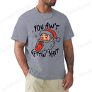 T-Shirt Natal Sarcástica Retro - Pai Natal Divertido Homem Mulher Festa