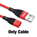 Cabo Magnético FONKEN USB-C - Carregamento Rápido Universal
