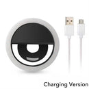 Anel Luz LED Selfie - Portátil USB para Telemóvel e Vídeo