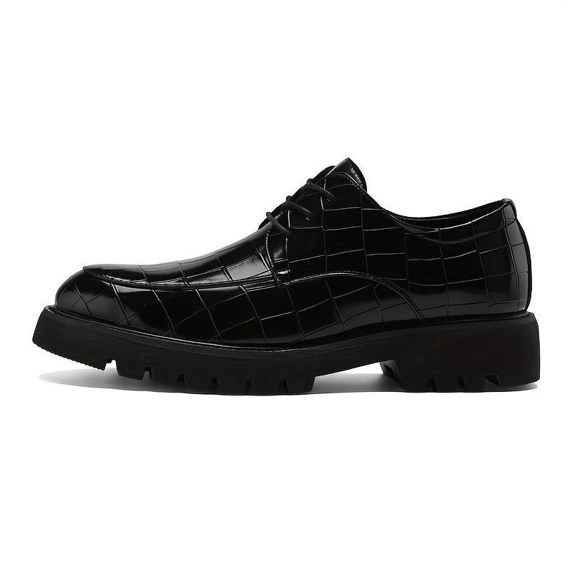 Sapatos Sociais Masculinos Elegantes - Preto Castanho Escritório Casual