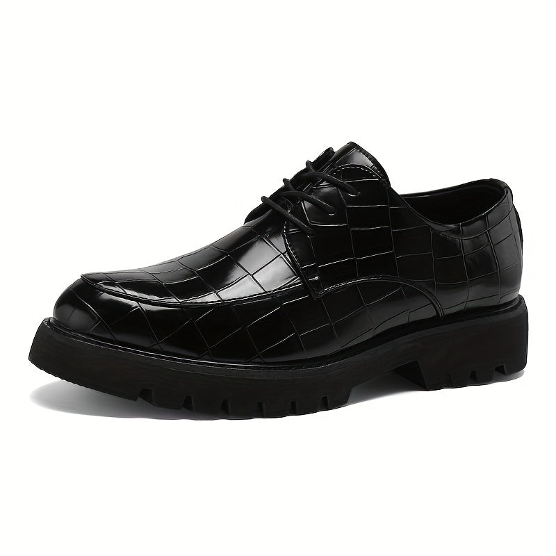 Sapatos Sociais Masculinos Elegantes - Preto Castanho Escritório Casual