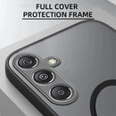 Capa Magnética para Samsung Galaxy A56 A55 5G A36 A35 A26 A25 A15 A54 A53 A52 A34 A14 A32 A16 - Proteção Anti-Choque
