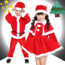 2024-2025 Santa Claus Suit for Boys and Girls Christmas Party Kids St. Nicholas Day Costume Toddler Xmas Eve Winter Santa Dress