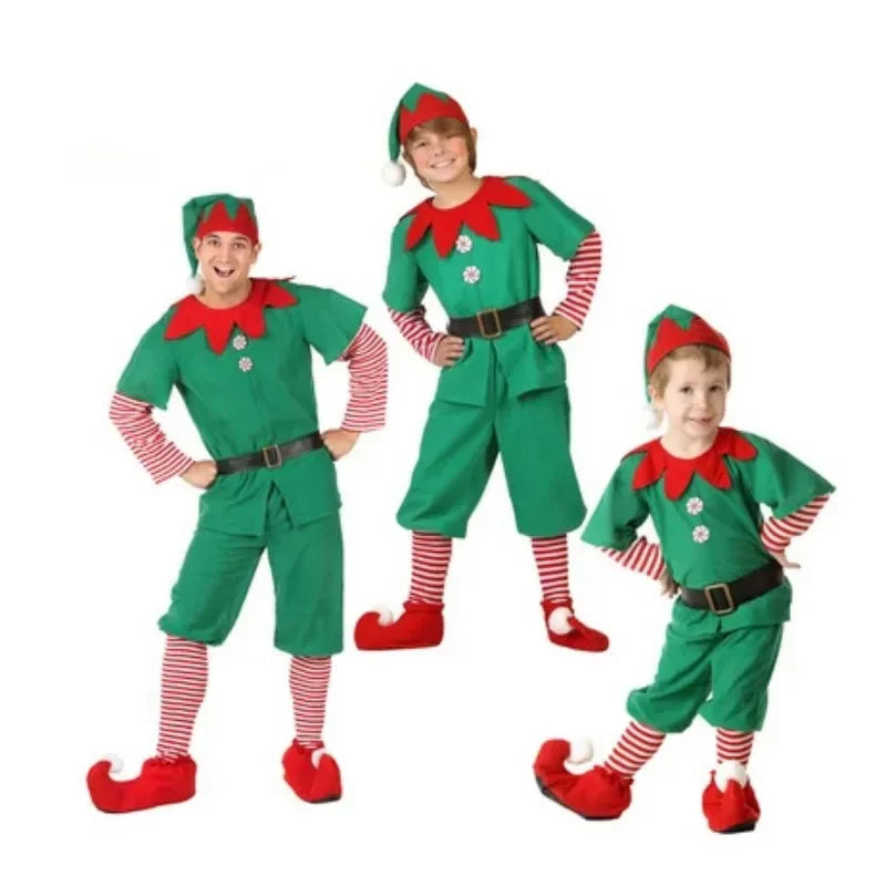 2024-2025 Santa Claus Suit for Boys and Girls Christmas Party Kids St. Nicholas Day Costume Toddler Xmas Eve Winter Santa Dress