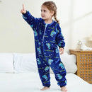 Pijama Natal Flanela Criança - Roupa Dormir Quente Inverno Menino Menina 1-6T