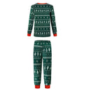 2025 Christmas Family Pajamas Set Green Family Look Matching Adult Women Mom Me Kids Xmas Clothes Sleepwear Baby Romper Outfits