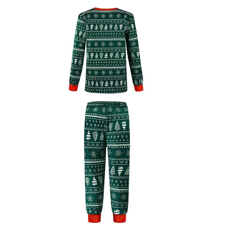 Pijama Natal 2025 Verde Família - Conjunto Coordenado Mãe Criança Body Bebé
