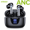 Auriculares Bluetooth 5.3 ANC | Cancelamento de Ruído Ativo 36H Bateria