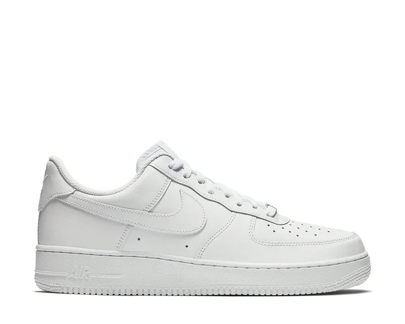 Nike Air Force 1'07 Brancos - Couro Durável Conforto Todo o Dia Sola Antiderrapante