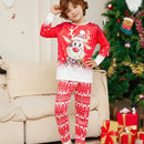 Christmas Pajama Set Family Matching Nightwear Couples Daughter Daddy Son Mother Kids Reindeer Printed Long Sleeved Xmas Clothes