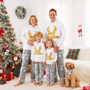 Pijama Natal Família PatPat - Fleece Bordado Manga Comprida Capuz Conjunto