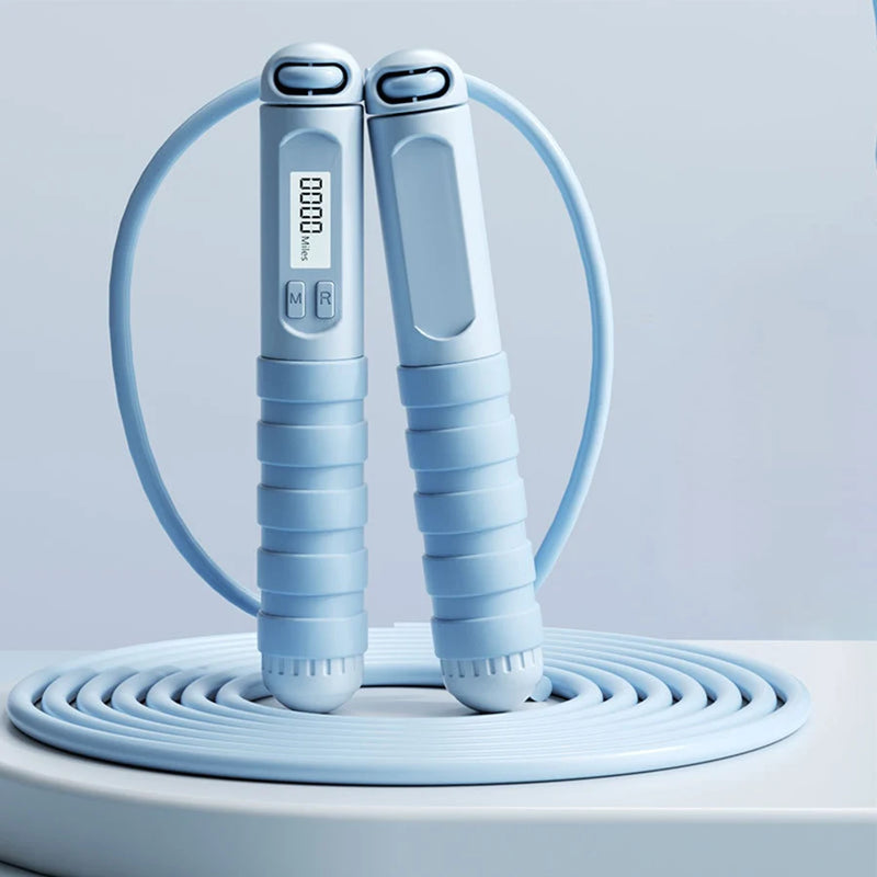 Corda de Pular Eletrónica com Contador Digital - Perda de Peso e Fitness Cardio