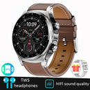 DAORKOW New 2 IN 1 Smart Watch TWS Earphone NFC Heart Rate Blood Oxygen Fitness Tracker Sport Watch Wireless Call Smartwatch Men