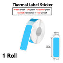 Etiquetas Térmicas D30 Multi-Tamanhos Impermeáveis - Adesivos para Organização Cozinha Escritório Cabos D30 Q30