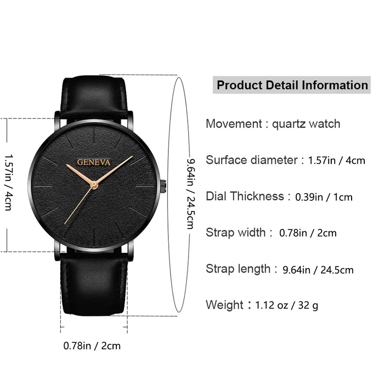 Relógio Masculino Executivo com Pulseira - Conjunto Presente Elegante