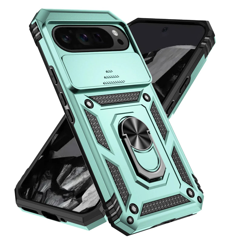 Capa Anti-Choque Google Pixel com Anel Magnético - Proteção Premium com Suporte