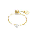 Anéis ROXI Prata 925 Sterling - Zircão Estrela Octogonal Ajustável para Mulheres