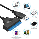 Cabo Adaptador SATA para USB 3.0 - 6 Gbps HDD SSD 2.5" Disco Externo
