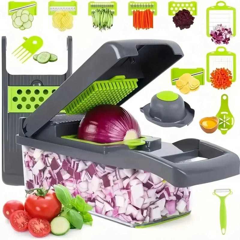 Cortador Vegetais 16 em 1 - Multifuncional Cozinha