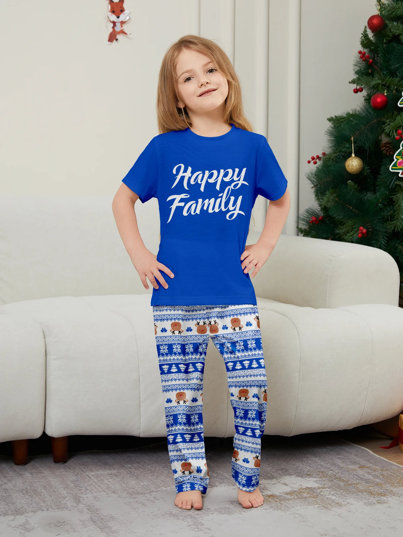 Pijama Natal Família Padrões Completos - Conjunto Criar Memórias Quentes Xmas