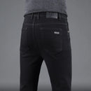 Jeans Masculinas Pretas Slim Fit - Elásticas Retas Business Vintage