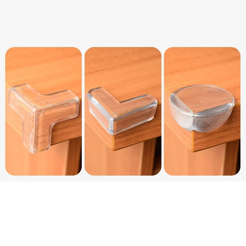 Protetores de Cantos Mesa Silicone 4/10 Peças - Segurança Bebé Crianças Anti-Colisão