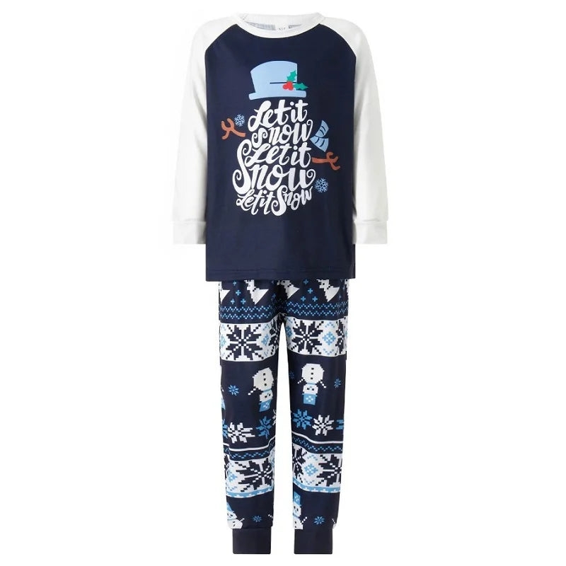 Pijamas Natal Família Conjunto - Adulto Criança Top+Calças Body Bebé Xmas