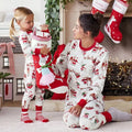 Pijama Natal Família Pai Natal - Conjunto Coordenado Pais Filhos Body Bebé