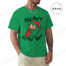 T-Shirt Natal Sarcástica Retro - Pai Natal Divertido Homem Mulher Festa