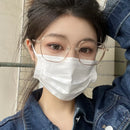 Óculos Quadrados Anti-Luz Azul - Armação Metal Ultra Leve Transparente para Computador