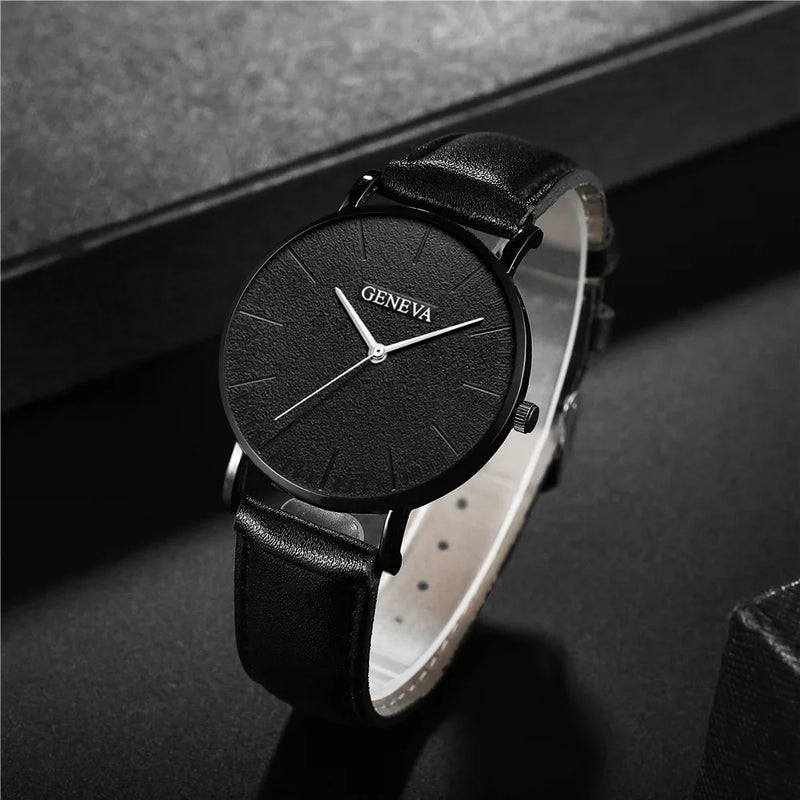 Relógio Masculino Executivo com Pulseira - Conjunto Presente Elegante