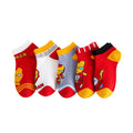 5 Pairs Anime Cosplay Socks Marvel Heros Spiderman Children Socks Cartoon Baby Cotton Socks for Boys 1-12 Years Birthday Gifts