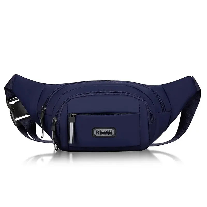Pochete Desporto Ultra Fina Invisível - Bolsa Cintura Anti-Roubo para Corrida e Exterior