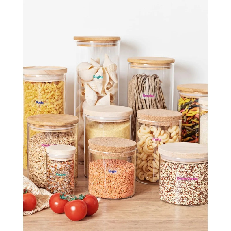 Etiquetas Térmicas D30 Multi-Tamanhos Impermeáveis - Adesivos para Organização Cozinha Escritório Cabos D30 Q30