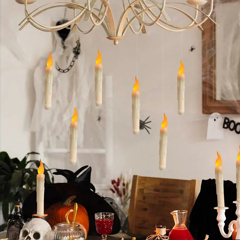 Velas LED Decorativas Sem Chama - Pack 6 Velas para Casamentos e Festas
