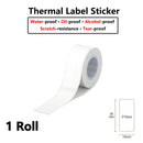 Etiquetas Térmicas D30 Multi-Tamanhos Impermeáveis - Adesivos para Organização Cozinha Escritório Cabos D30 Q30
