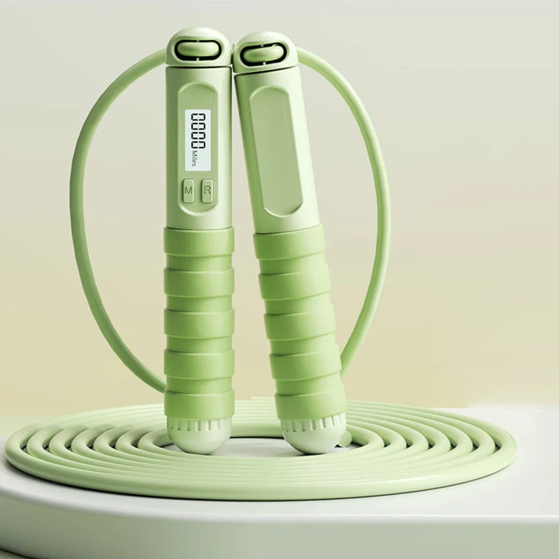 Corda de Pular Eletrónica com Contador Digital - Perda de Peso e Fitness Cardio