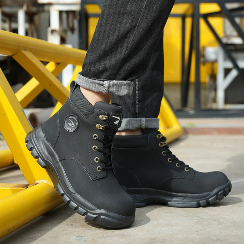 Sapatos Segurança Biqueira Aço - Ténis Trabalho Leves Indestrutíveis