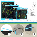 Tablet Gráfico LCD 16/12/10/8.5 Polegadas - Desenho Colorido para Crianças 3-8 Anos